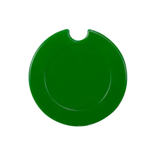 Round License Disc - Emerald Green